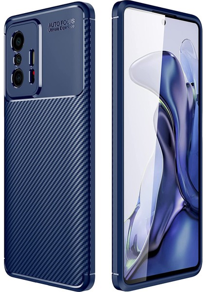 Xiaomi Mi 11T Pro Uyumlu Kılıf Esnek Tpu Silikon Lacivert Hng