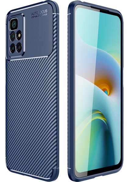 Xiaomi Redmi 10 Uyumlu Kılıf Esnek Tpu Silikon Lacivert Hng
