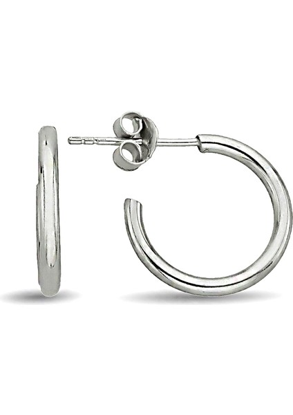 925 Ayar Gümüş 13 mm Halka Küpe - K094301 fiyatları