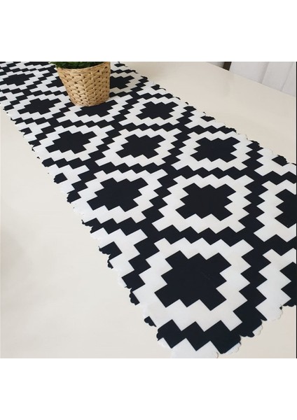 Trendy Karo Model Dekoratif Runner 40X140CM