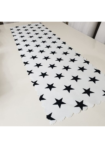 Trendy Yıldız Model Dekoratif Runner 40X140CM