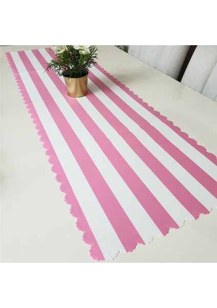 Trendy Renkli Şerit Model Dekoratif Runner 40X140CM