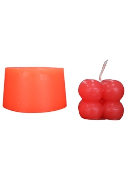 Küçük Bubble Silikon Mum Kalıbı M-166