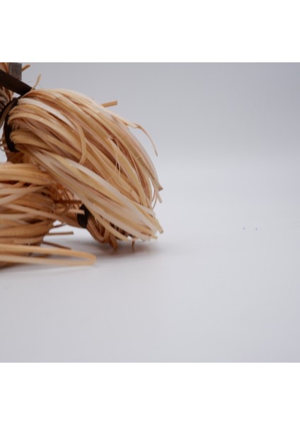 Yassı Rattan Doğal Bambu Çubuk 500 Gram Brüt - 2,5mm Rattan Ip
