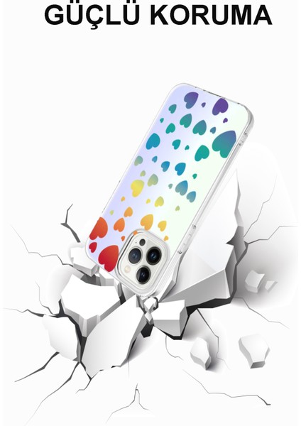 Apple iPhone 12 Pro Max Kapak Zebra Desenli Fosforlu Silikon Kılıf