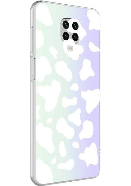 Xiaomi Redmi Note 9 Pro 5g Kapak Inek Desenli Fosforlu Silikon Kılıf