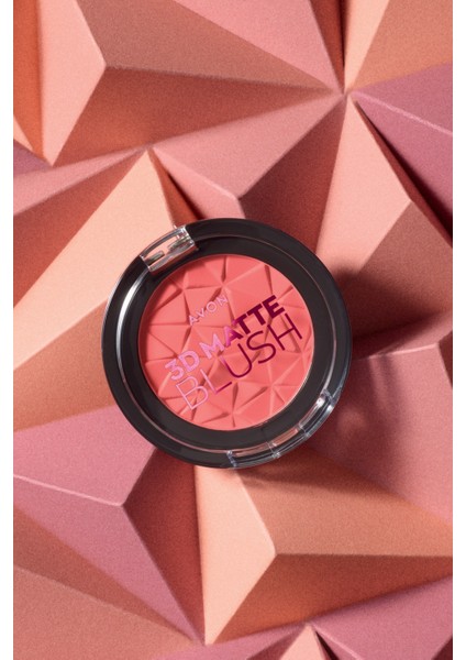 3D Matte Blush Mat Allık Peach