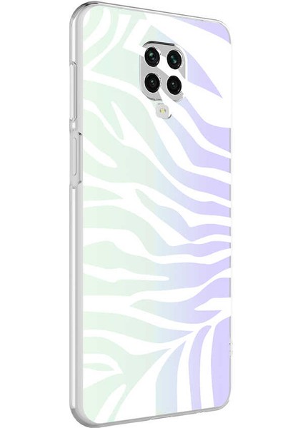 Xiaomi Redmi Note 9 Pro 5g Kapak Zebra Desenli Fosforlu Silikon Kılıf