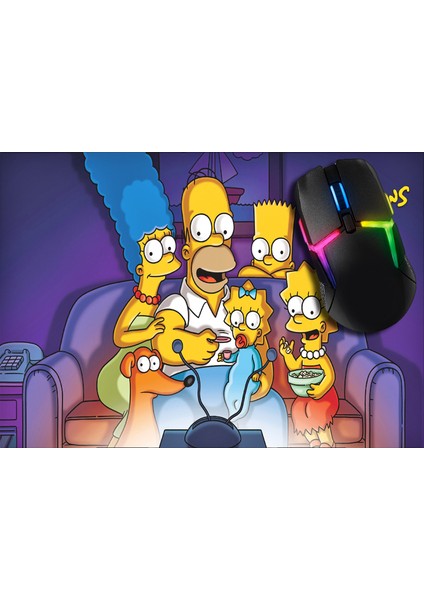 The Simpsons Gaming Oyuncu Mouse Pad