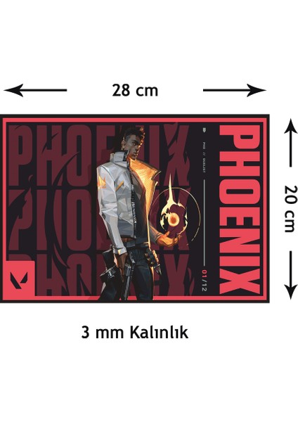 Phoenix Gaming Oyuncu Mouse Pad indirimleri