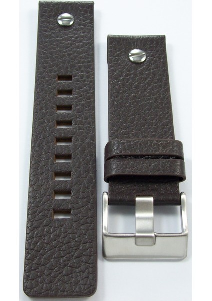 Vidalı 24MM Kahverengi Deri Saat Kayışı Diesel Model Saat Kordonu modelleri