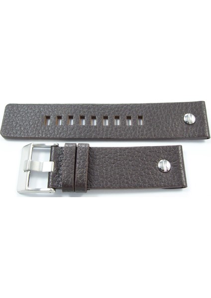 Vidalı 24MM Kahverengi Deri Saat Kayışı Diesel Model Saat Kordonu fırsatları