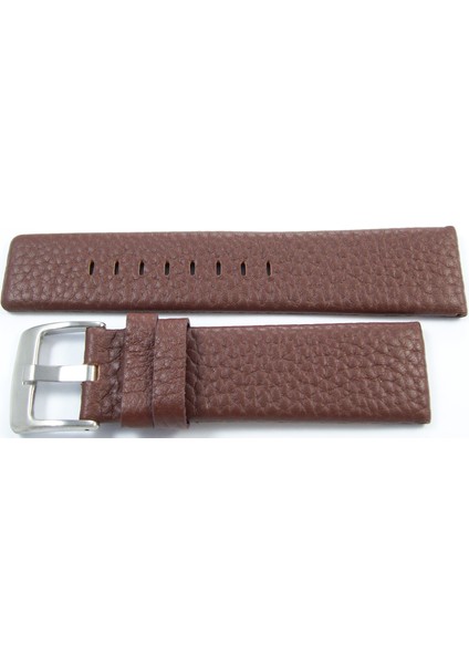 24MM Açık Kahverengi Deri Saat Kayışı Diesel Model Saat Kordonu fırsatları