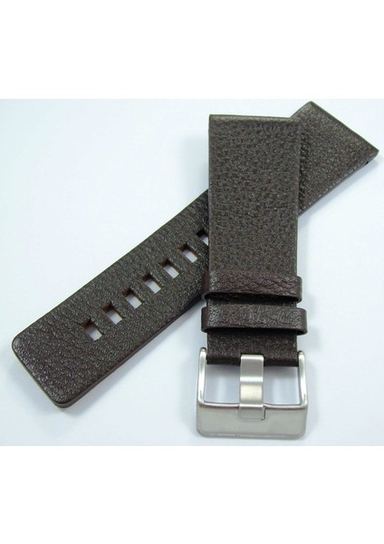 Azzuro 29MM Çift Pimli 2 Kahverengi Deri Saat Kayışı Kordonu Dz fiyatları