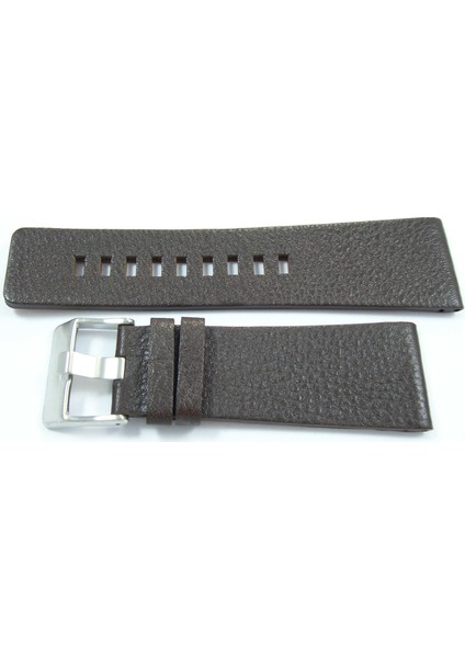 Azzuro 29MM Çift Pimli 2 Kahverengi Deri Saat Kayışı Kordonu Dz modelleri