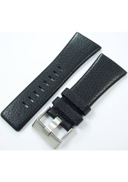 1. Kalite 32MM Siyah Deri Saat Kayışı Diesel Model Saat Kordonu Ç