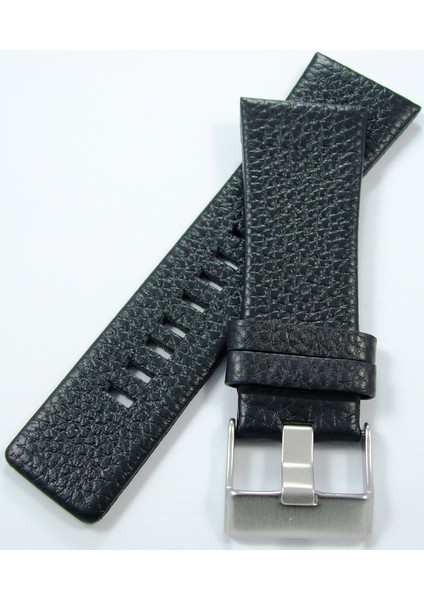 1. Kalite 29MM Siyah Deri Saat Kayışı Diesel Model Saat Kordonu Ç fiyatları