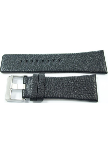 1. Kalite 29MM Siyah Deri Saat Kayışı Diesel Model Saat Kordonu Ç fırsatları