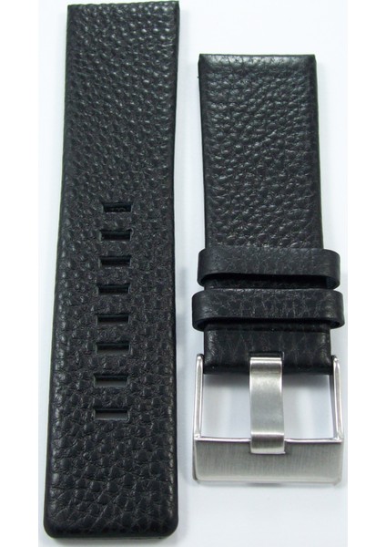 1. Kalite 27MM Siyah Deri Saat Kayışı Diesel Model Saat Kordonu Ç fiyatları