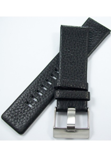 1. Kalite 26MM Siyah Deri Saat Kayışı Diesel Model 2 Saat Kordonu fiyatları