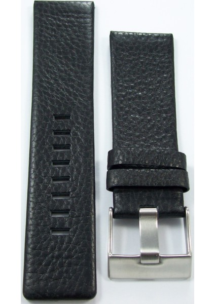 1. Kalite 26MM Siyah Deri Saat Kayışı Diesel Model 2 Saat Kordonu modelleri