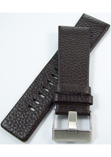 28MM Koyu Kahverengi Deri Saat Kayışı Diesel Model Saat Kordonu fiyatları