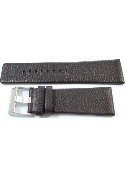 28MM Koyu Kahverengi Deri Saat Kayışı Diesel Model Saat Kordonu fırsatları