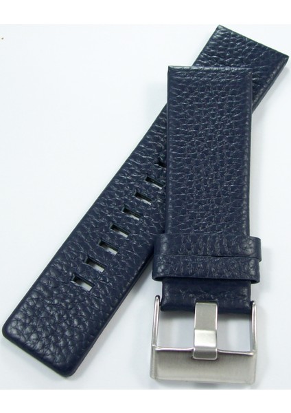 1.kalite 27MM Lacivert Deri Saat Kayışı Diesel Model Saat Kordonu fiyatları