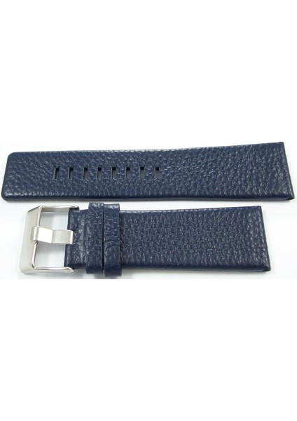 1.kalite 27MM Lacivert Deri Saat Kayışı Diesel Model Saat Kordonu fırsatları