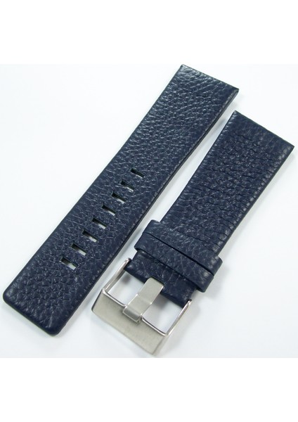1.kalite 28MM Lacivert Deri Saat Kayışı Diesel Model Saat Kordonu