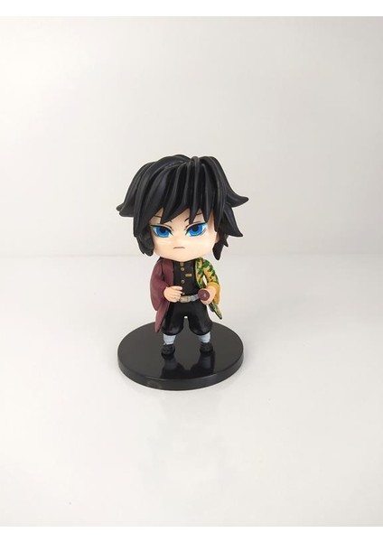 Demon Slayer Kimetsu No Yaiba Giyu Tomioka Anime Figür Biblo Oyuncak 11 cm