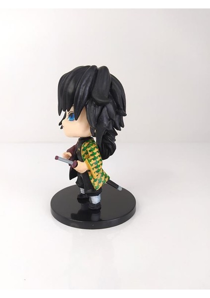 Demon Slayer Kimetsu No Yaiba Giyu Tomioka Anime Figür Biblo Oyuncak 11 cm