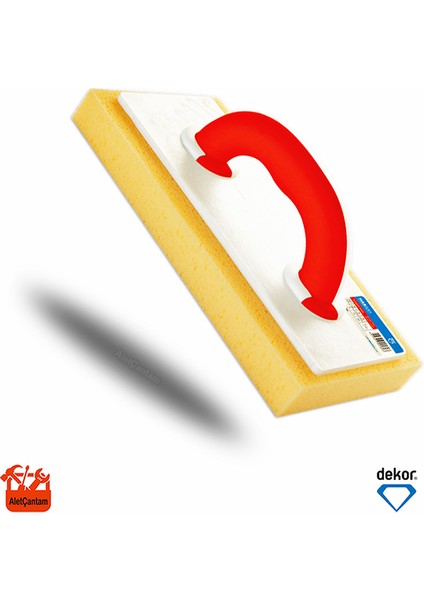 Süngerli Mala 14 x 28 Cm Geniş Tip Sünger Mala