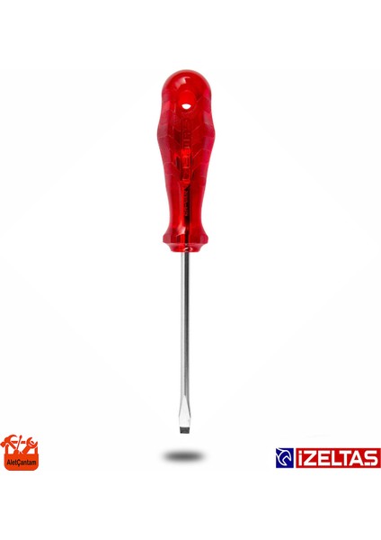 Izeltaş Düz Uçlu Tornavida Kraft 6 x 100 Genel Kullanım fırsatları