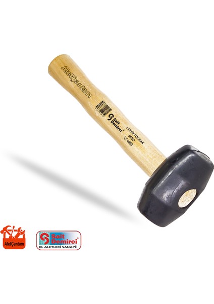 Lastik Tokmak Ahşap Saplı 60 Mm fiyatları