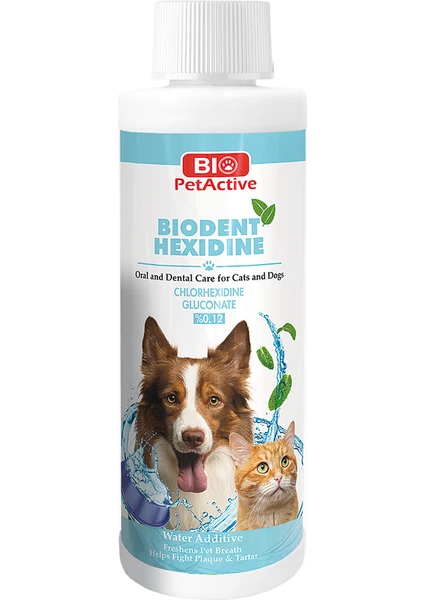 Bio Pet Active Biodent Hexidine Kedi Diş Bakımı Ağız Kokusu Giderici 50ML