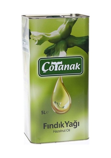 Fındık Yağ Teneke 5 lt 3 Adet