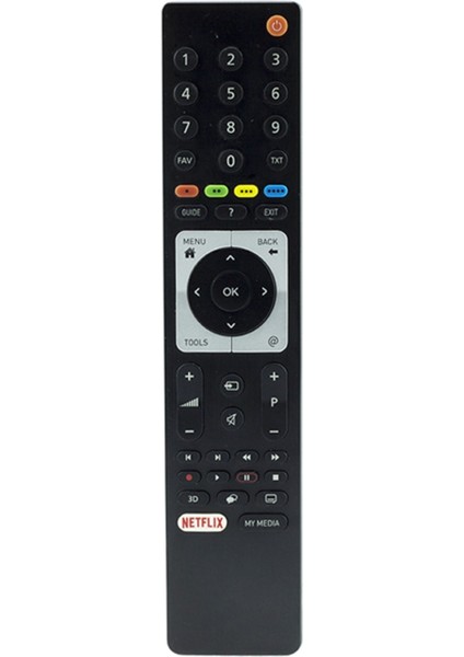 Arçelik-Beko Rc 3304805/01B RM-L271B Netflıx Tuşlu Lcd-Led Tv Kumanda (TS5187R-A1)