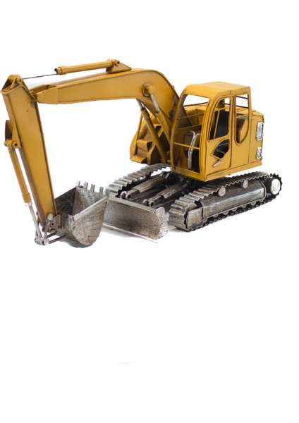 Ekskavatör Iş Makinası Metal Dekoratif 36 cm