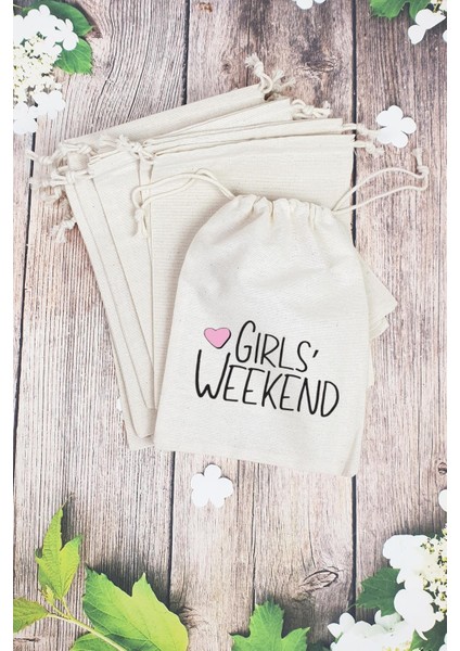 Girls' Weekend Gelin - Nedime Hediye Kesesi - 10 Adet