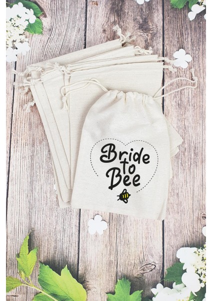 "bride To Bee" Gelin - Nedime Hediye Kesesi - 10 Adet