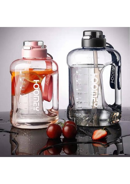 1.5l Büyük Kapasiteli Taşınabilir Su Şişesi - Siyah (Yurt Dışından)