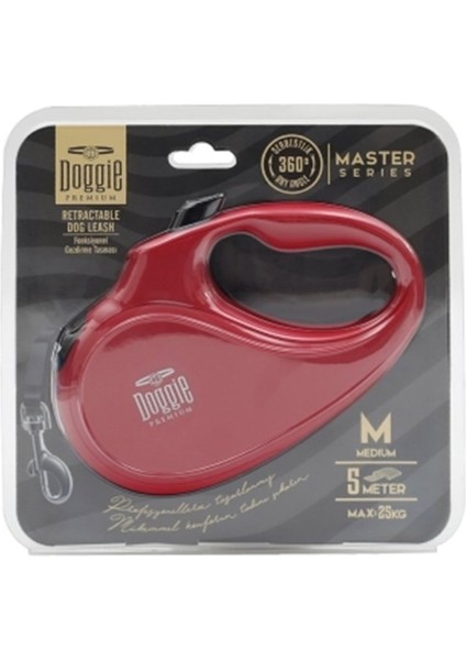 Doggie Otomatik Köpek Tasması Master Seri M Red