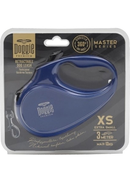 Doggie Otomatik Köpek Tasması Master Seri Xs Blue