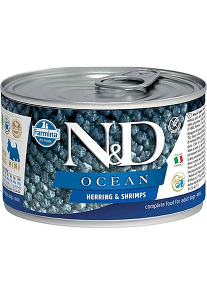 Ocean Ringa Balığı Karides Yetişkin Köpek Konservesi 140 gr