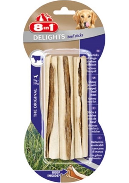 Delights Bones Biftekli Köpekler Için Sticks