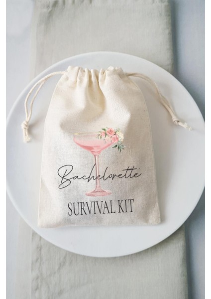 Bachelorette Party  Survival Kit Hangover Kit Kesesi - 10 Adet