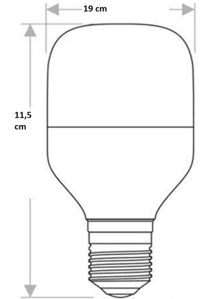 CT-4242 40W/6400K LED Ampul (Beyaz)