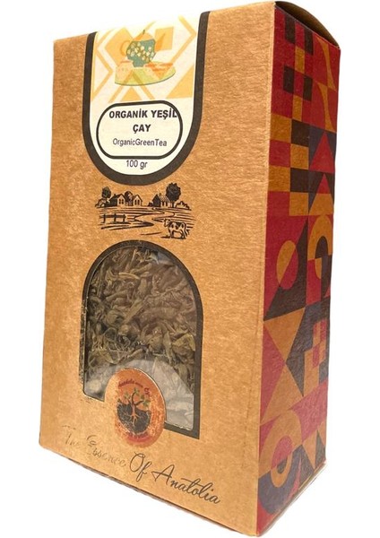 Organik Yeşil Çay Yaprak ''100gr''
