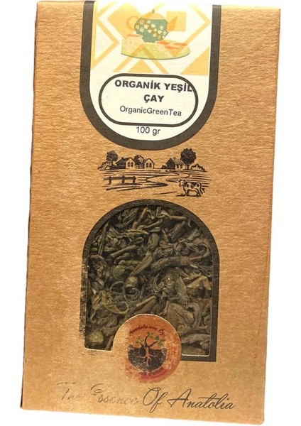 Organik Yeşil Çay Yaprak ''100gr''